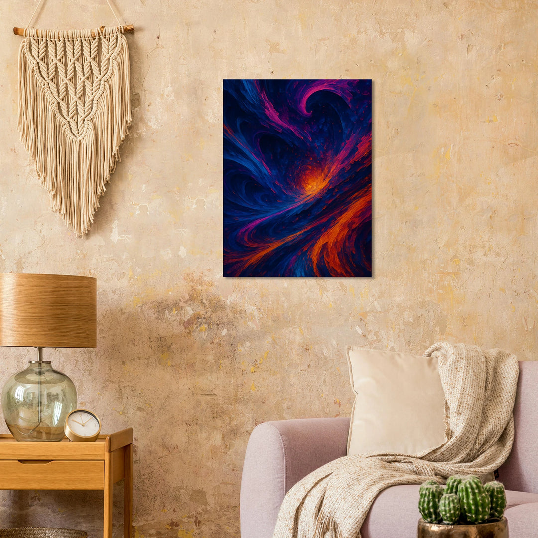 Nebula Infernal – Das lodernde Herz des Kosmos - Simpls space print-Print Material