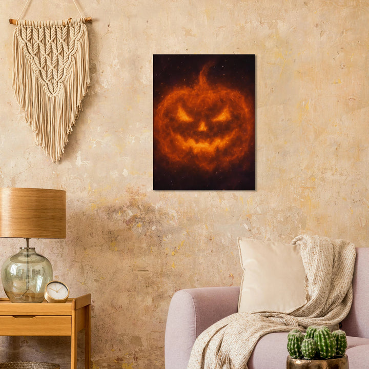 Pumpkin Nebula - Halloween - Simpls space print - Print Material