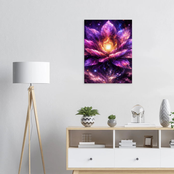 Voidflower Ritual – Wo Stille zu kosmischem Licht erblüht - Simpls space print-Print Material