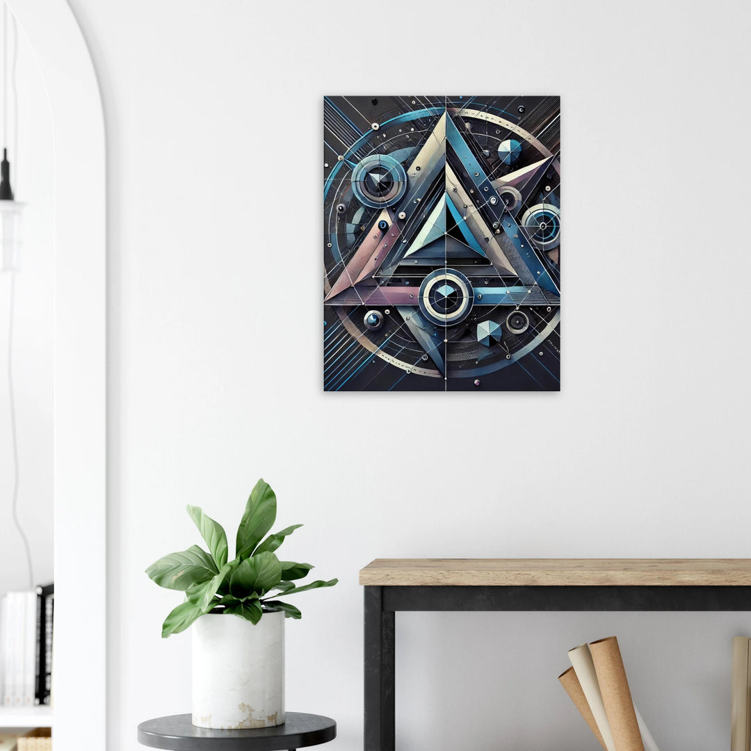 Triangles - Simpls space print - Print Material