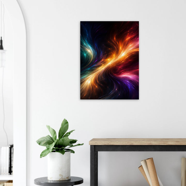 Rasidual Hue – Wo Licht und Tiefe verschmelzen - Simpls space print-Print Material