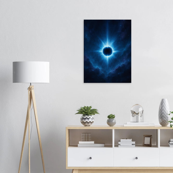 Voidlight Echo – Das Licht, das aus der Stille ruft - Simpls space print-Print Material