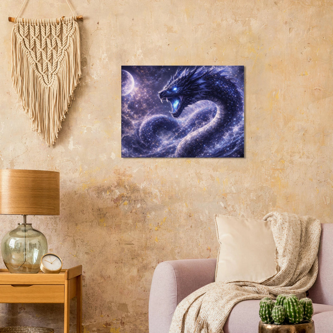Cosmic Tide Serpent – Der uralte Atem des Universums - Simpls space print-Print Material