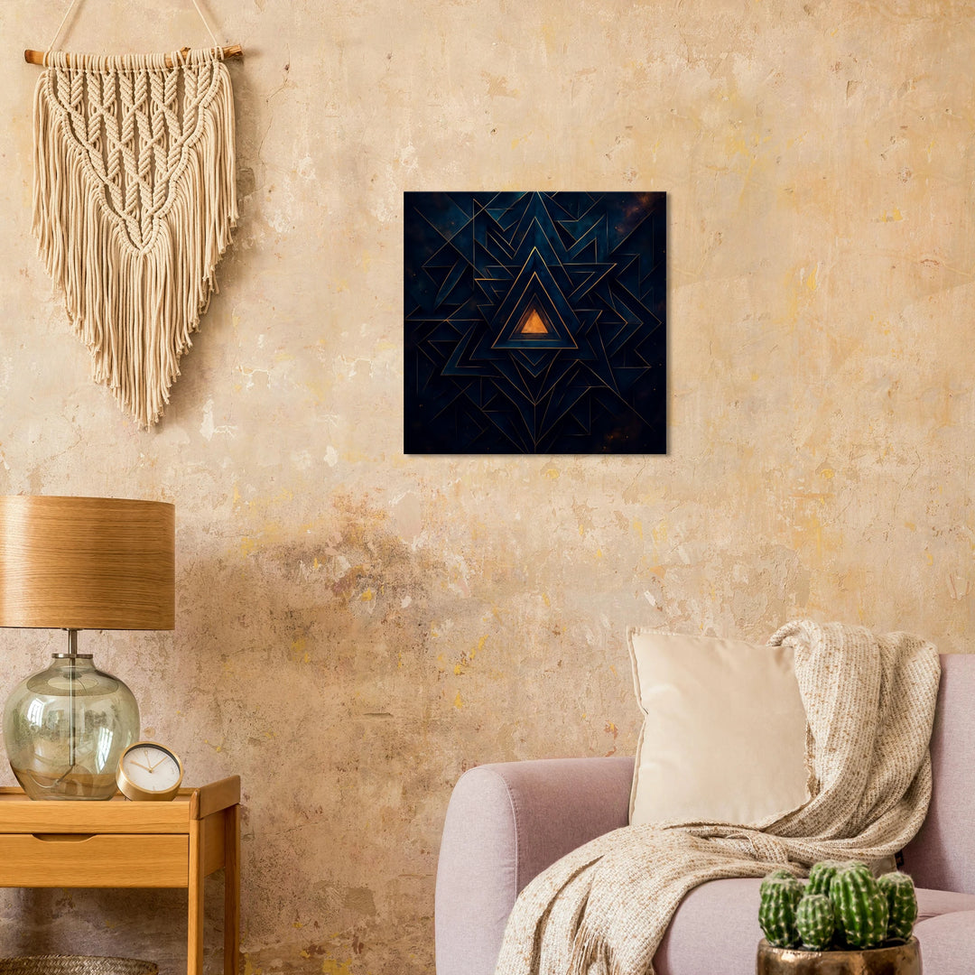 Temple Gate – Das goldene Tor zu deinem Innersten - Simpls space print-Print Material