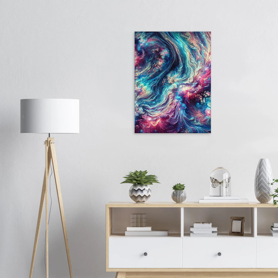Color Flow – Wenn Farben zu kosmischen Gefühlen werden - Simpls space print-Print Material