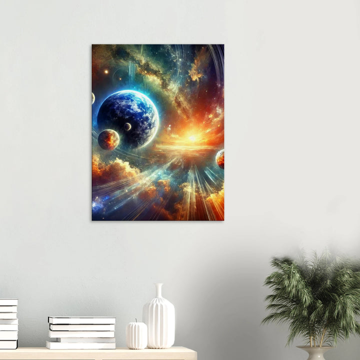 Celestial Awakening – wenn Sterne deine Seele wecken - Simpls space print-Print Material