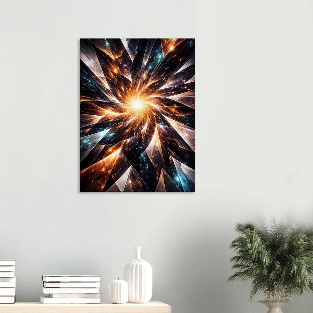 Fragmented Flow – Wenn Brüche zu Bewegung werden - Simpls space print-Print Material