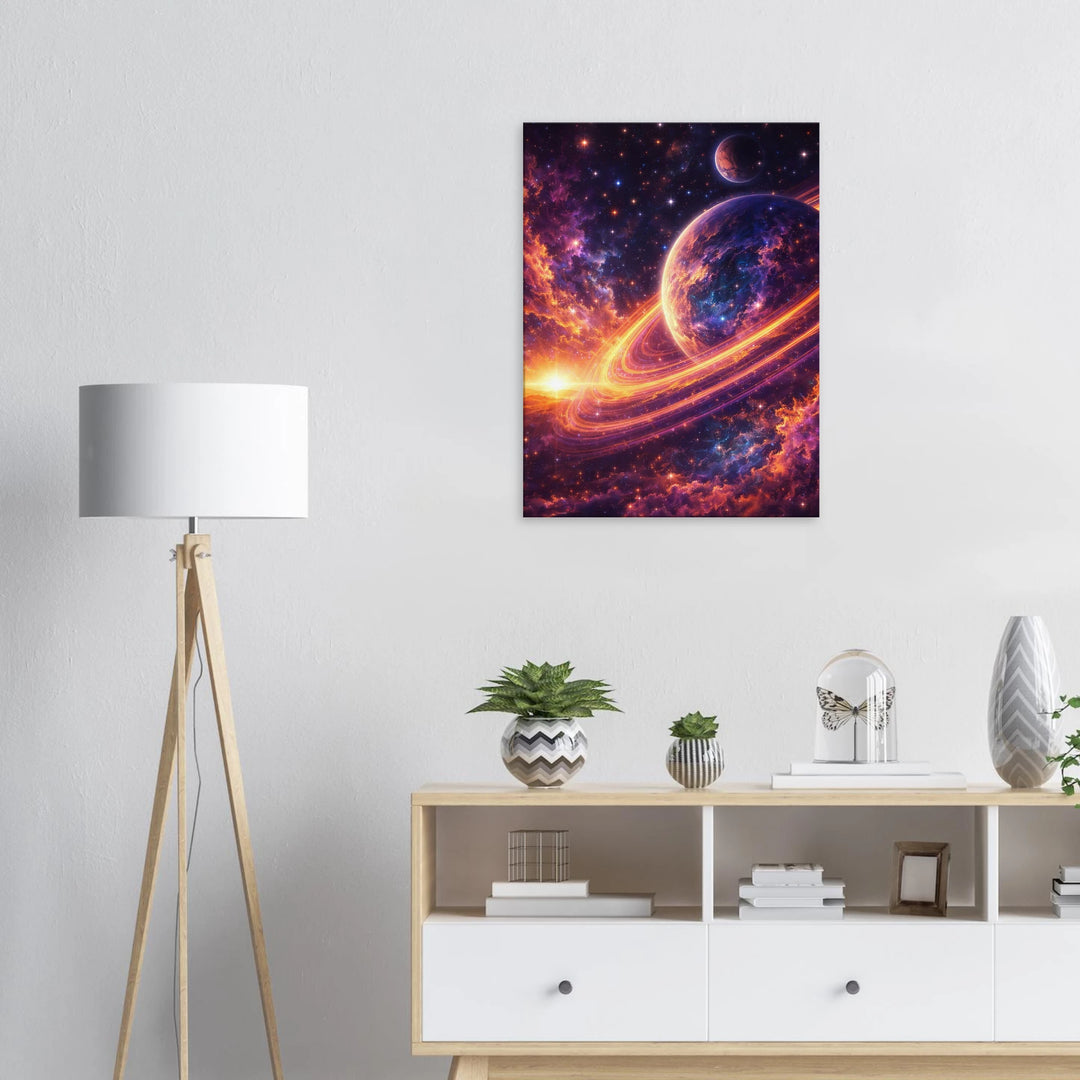 Twilight Orbit – Wenn Welten sich im Licht begegnen - Simpls space print - Print Material
