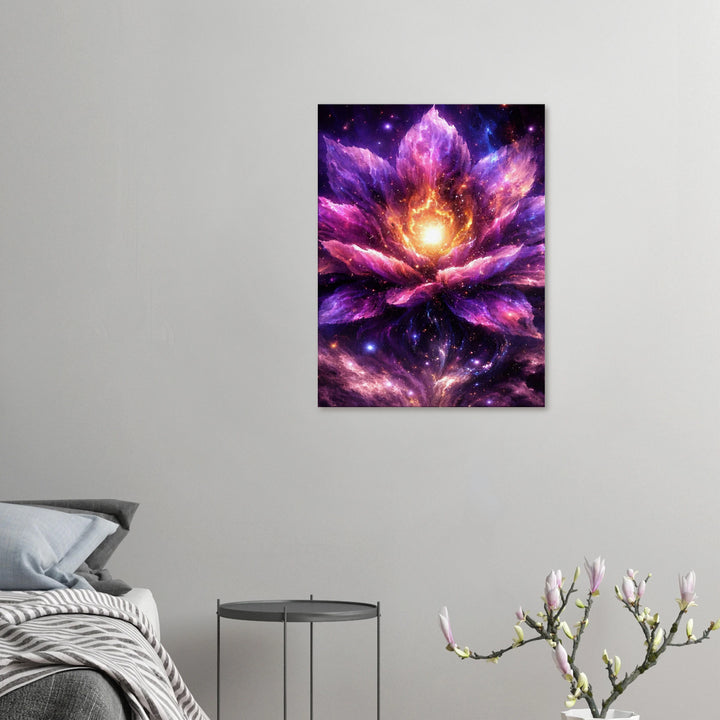 Voidflower Ritual – Wo Stille zu kosmischem Licht erblüht - Simpls space print-Print Material