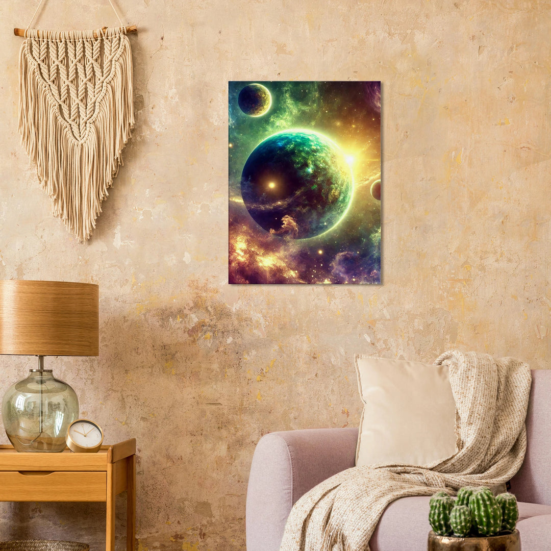 Planeto – Die Farben der Stille im Herz des Kosmos - Simpls space print-Print Material