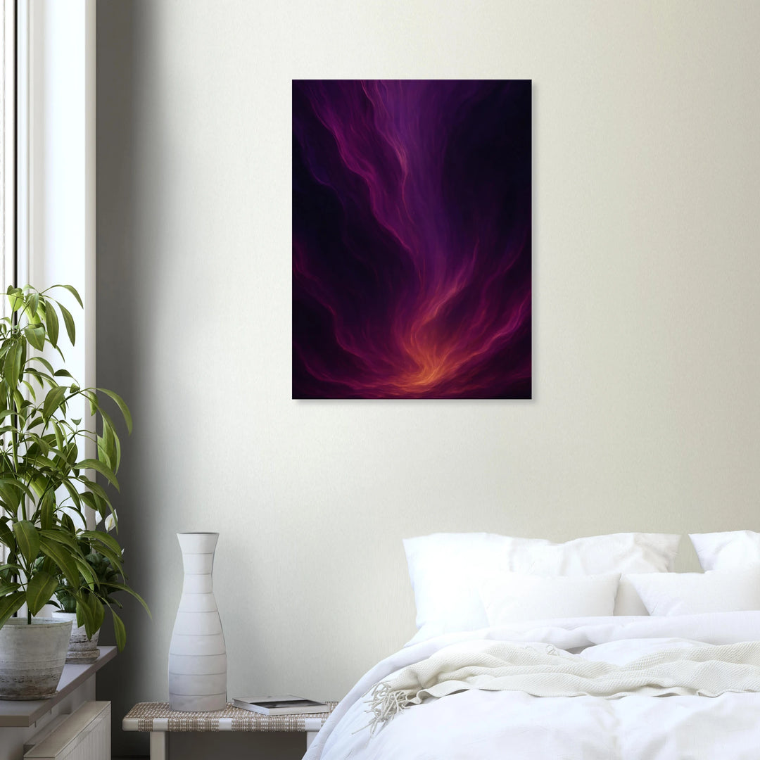 Velvet Cascade – Das Flüstern der kosmischen Ströme - Simpls space print - Print Material