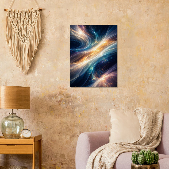 Electric Pulse – Der Moment, in dem Energie lebendig wird - Simpls space print-Print Material