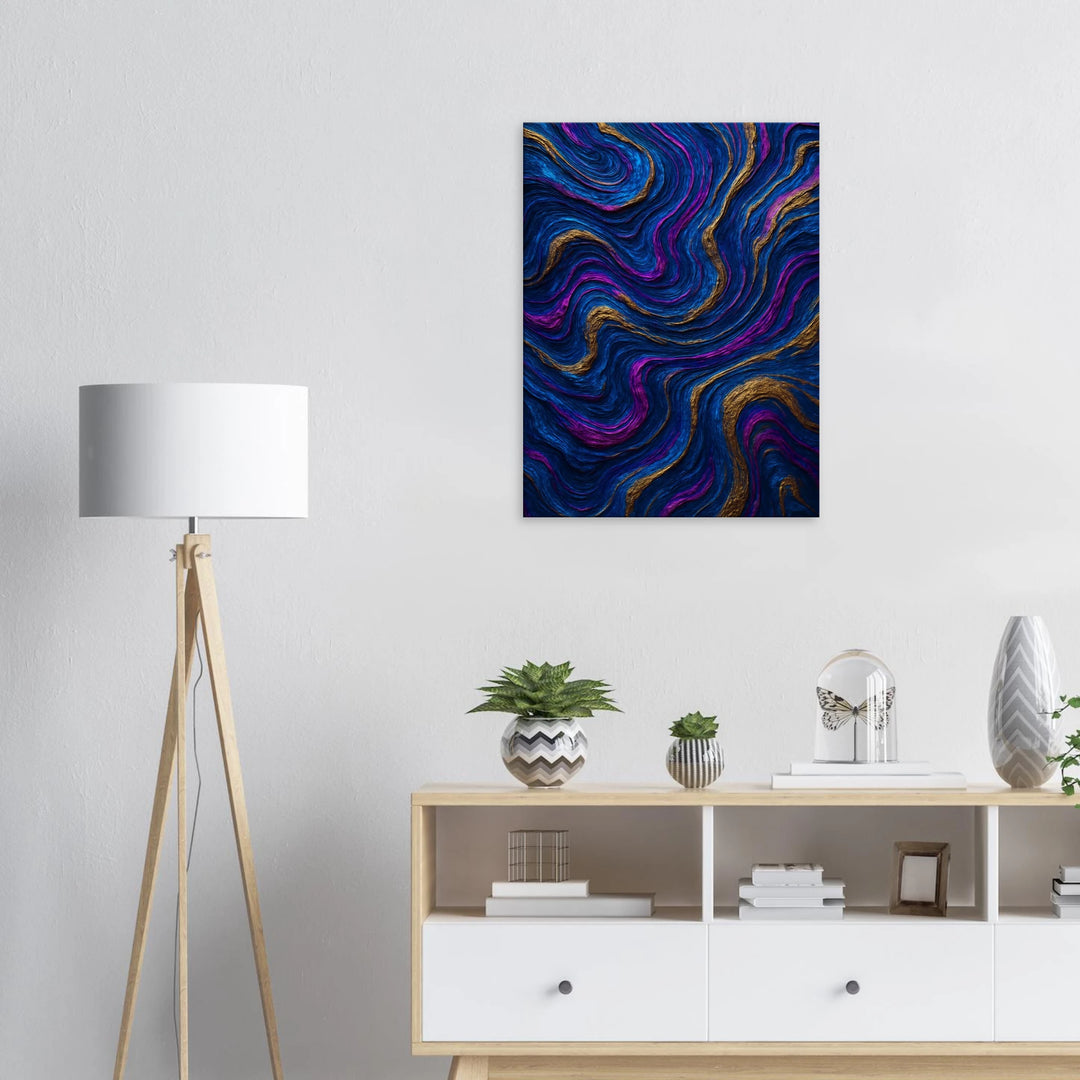 Cosmic Veins – Die goldenen Lebensadern des Universums - Simpls space print-Print Material