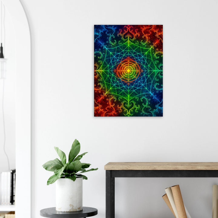 Symmetry Field – Das pulsierende Mandala des Universums - Simpls space print-Print Material