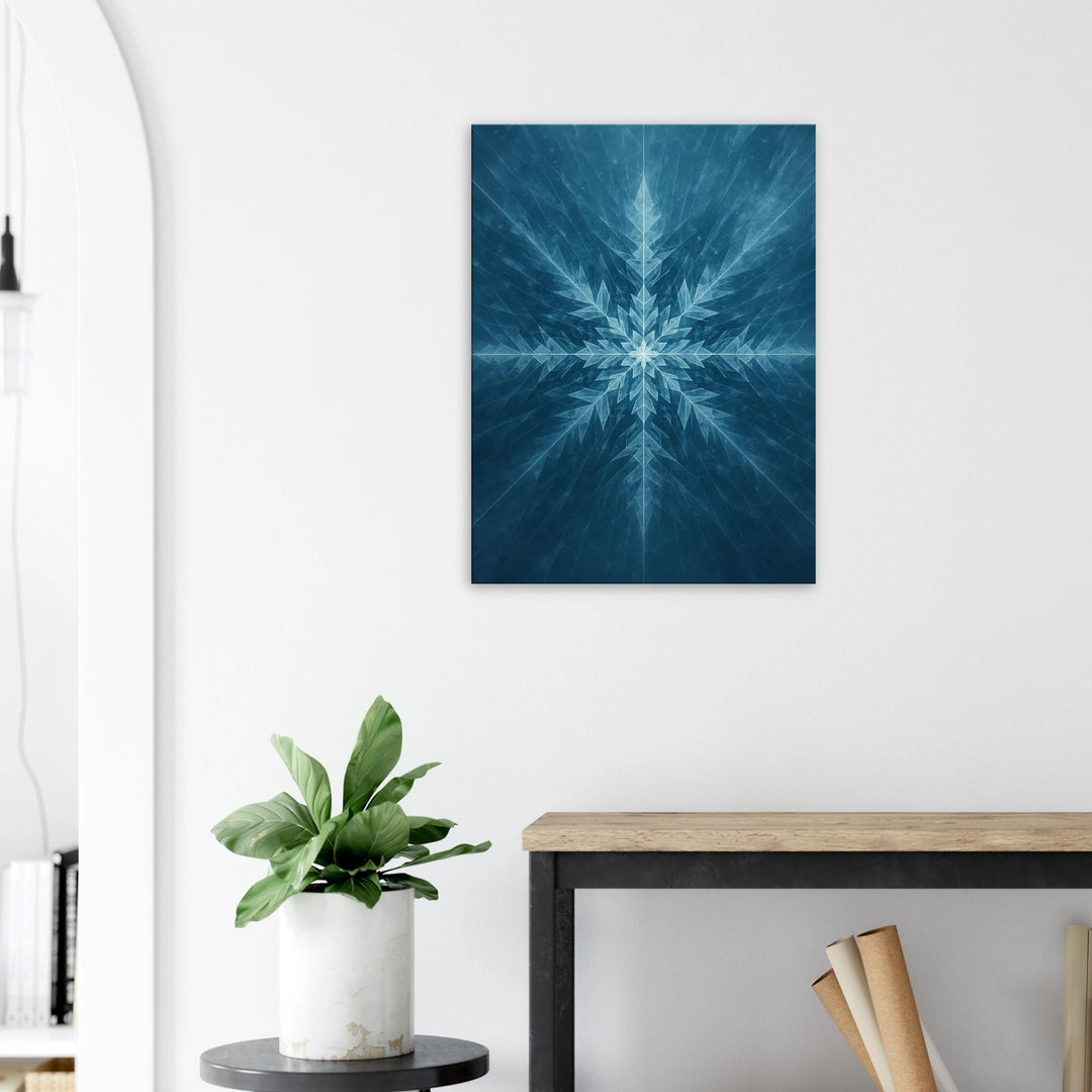 Fractal Blizzard - Simpls space print - Print Material