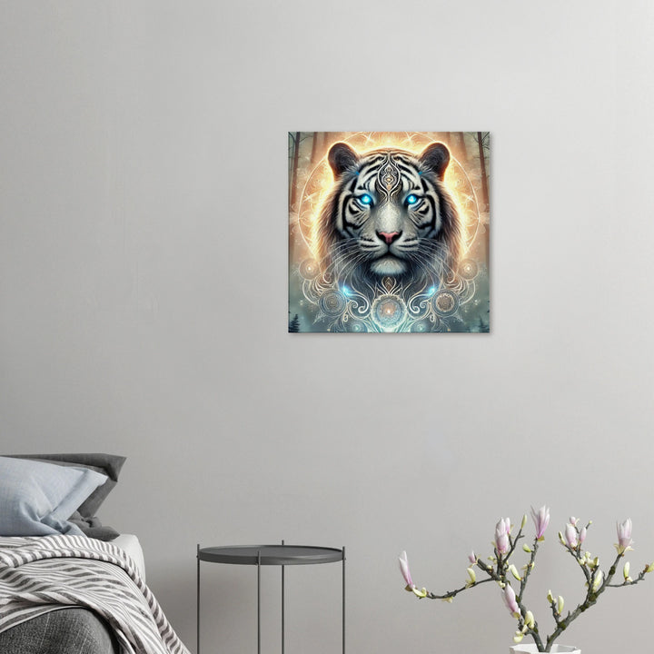 Totem Tiger – Die stille Macht deines inneren Feuers - Simpls space print-Print Material