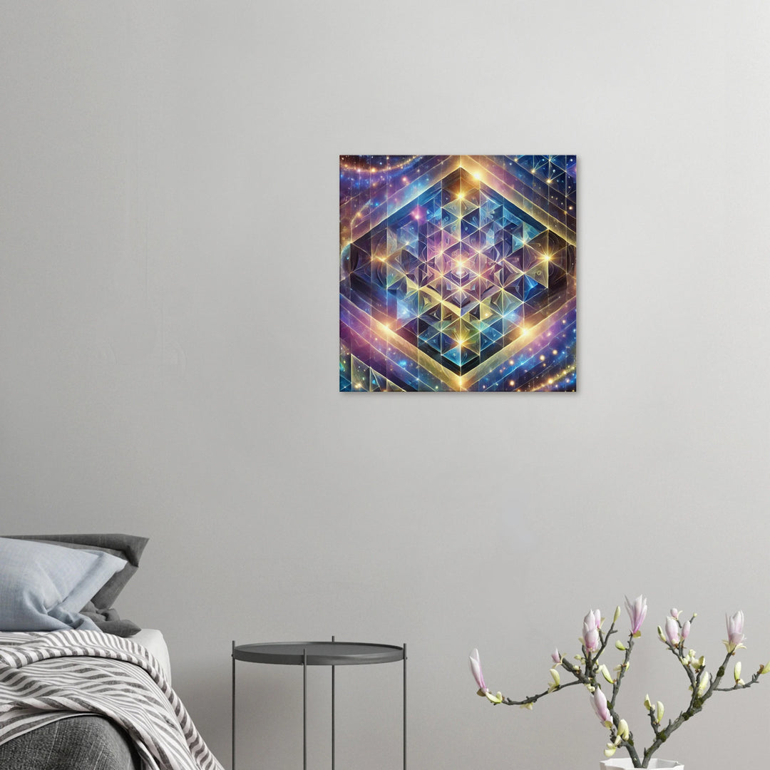 Geometrix - Leinwand - Simpls space print - Print Material