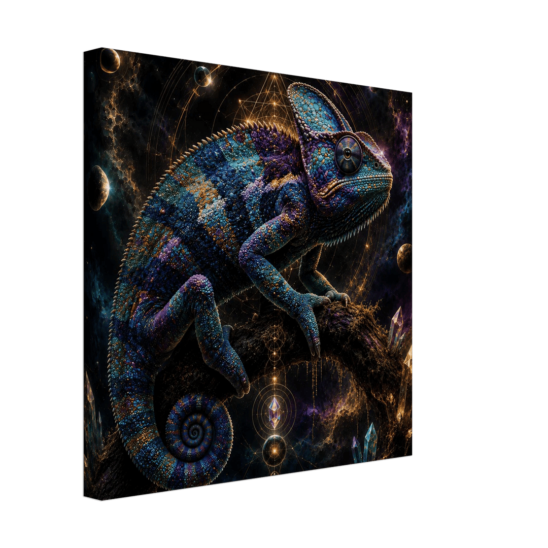 Prism Sovereign – Wo Farbe zur Krone der Wildnis wird - Simpls space print-Print Material