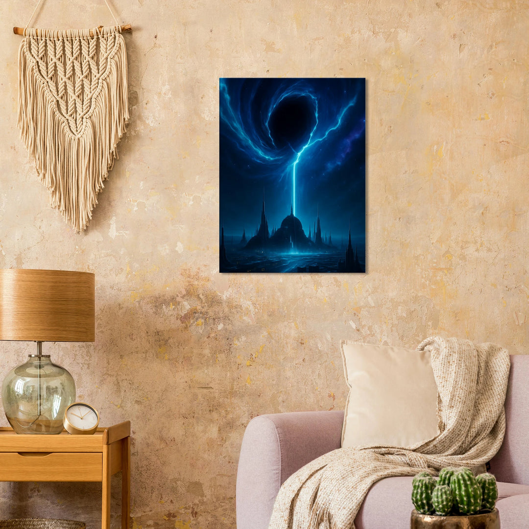 Event Horizon Pulse – Der Herzschlag des Unbekannten - Simpls space print-Print Material
