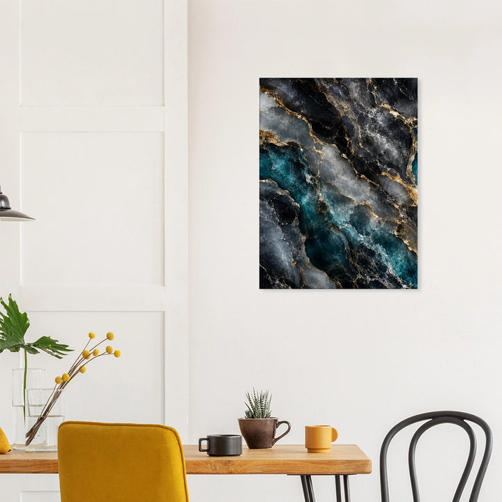Nebula Marble – Wo Stein zu kosmischer Eleganz wird - Simpls space print-Print Material