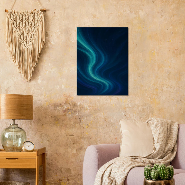 Aurora Veins – Wenn der Himmel durch deine Seele fließt - Simpls space print-Print Material