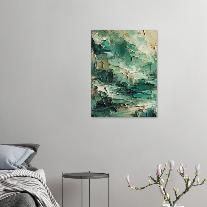 Resilience in Green - Leinwand - Simpls space print - Print Material