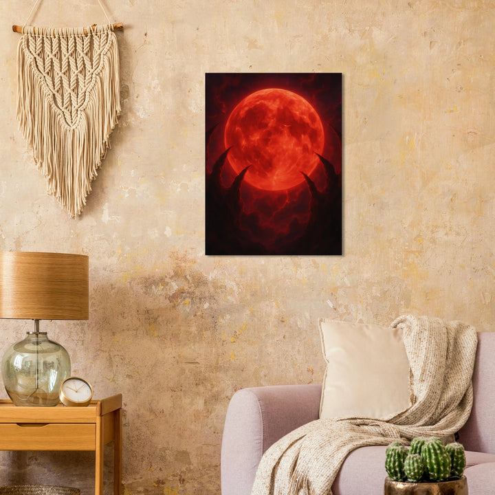 Blood Moon Nexus- Halloween - Simpls space print-Print Material