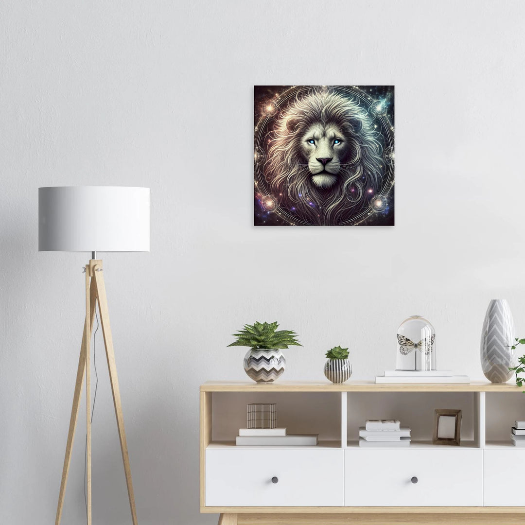 Totem Löwe – Der stille König deiner Seele - Simpls space print-Print Material