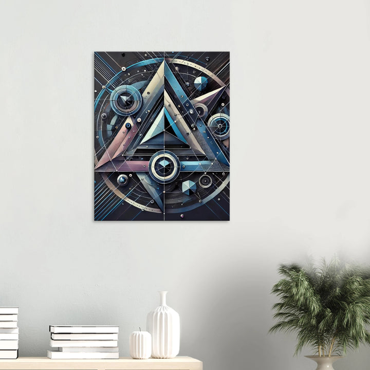 Triangles - Simpls space print - Print Material