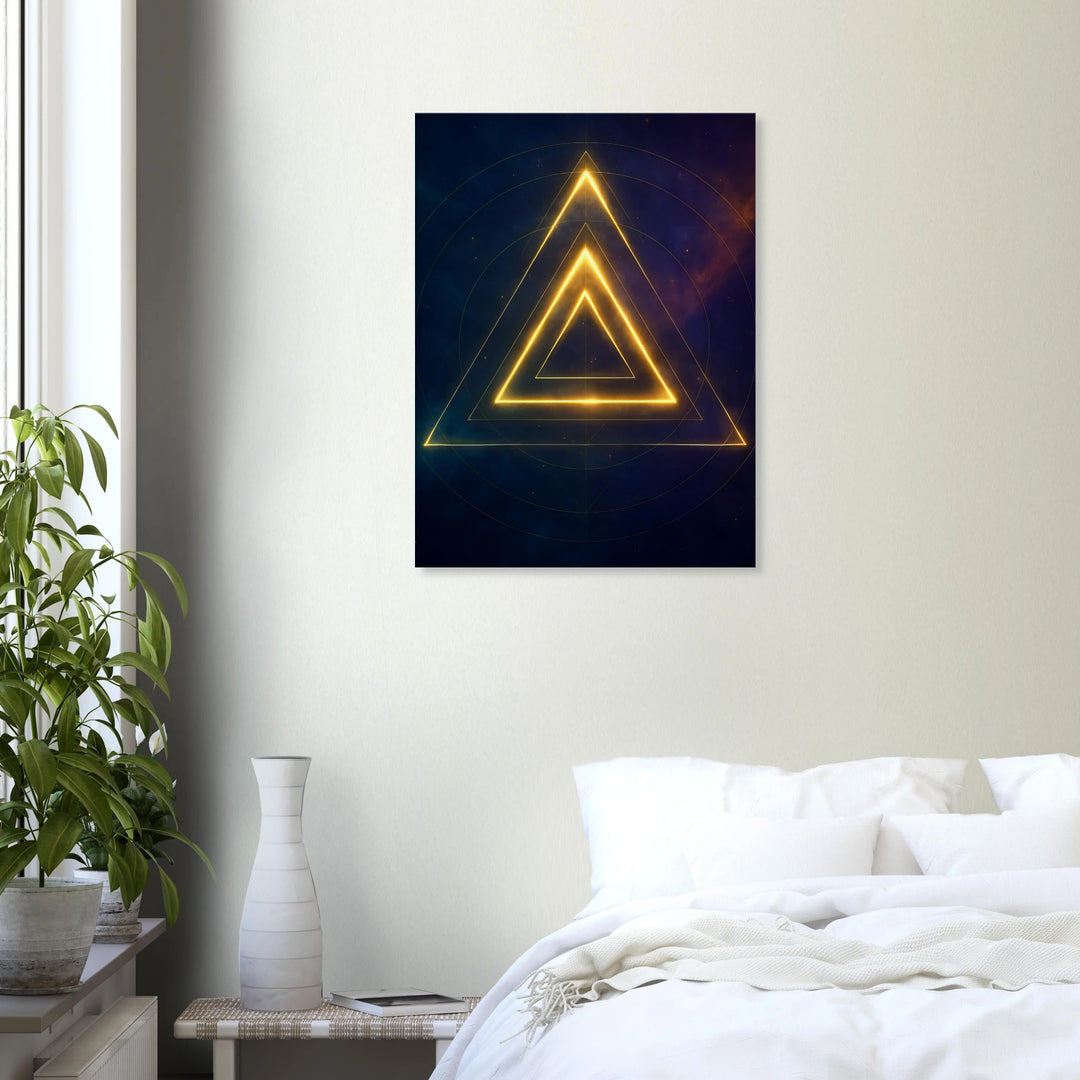 Sacred Triad – Die stille Ordnung hinter allem - Simpls space print-Print Material