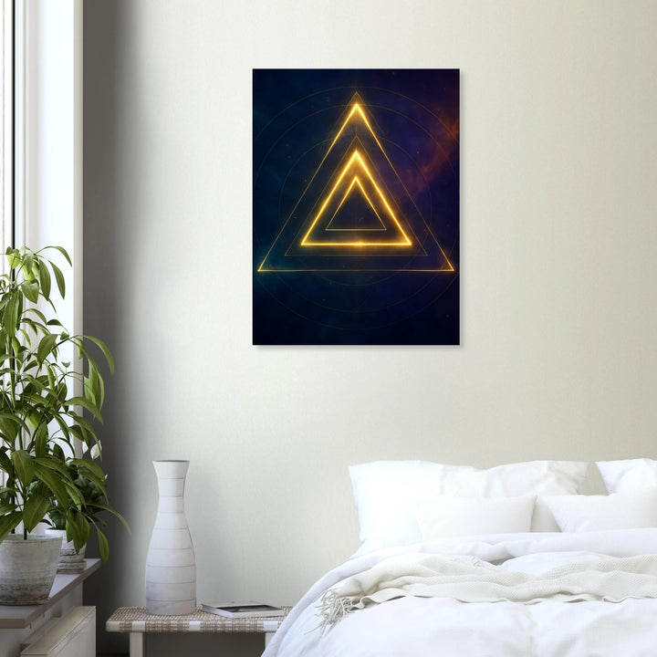 Sacred Triad – Die stille Ordnung hinter allem - Simpls space print-Print Material