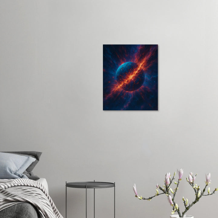 Zero Point - Leinwand - Simpls space print - Print Material