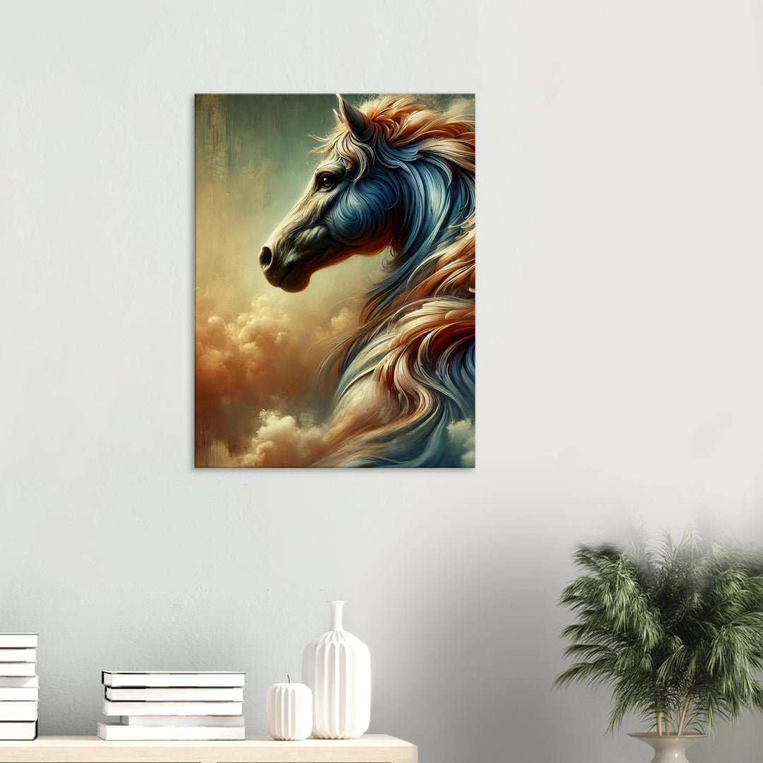 Horse – Die stille Kraft der Freiheit - Simpls space print-Print Material