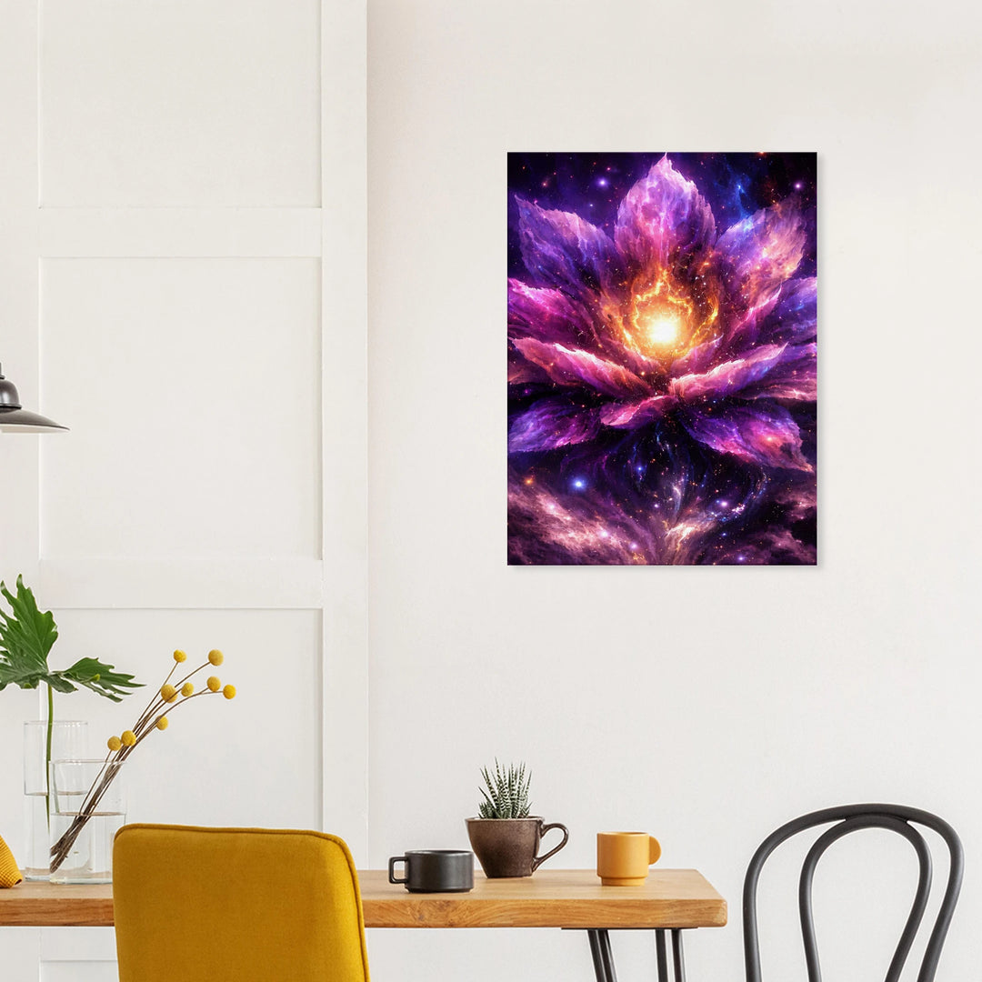 Voidflower Ritual – Wo Stille zu kosmischem Licht erblüht - Simpls space print - Print Material