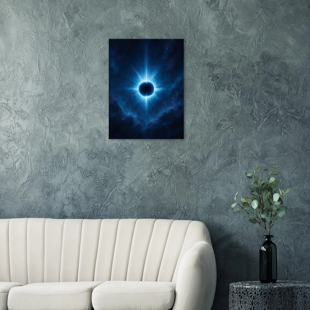 Voidlight Echo – Das Licht, das aus der Stille ruft - Simpls space print-Print Material