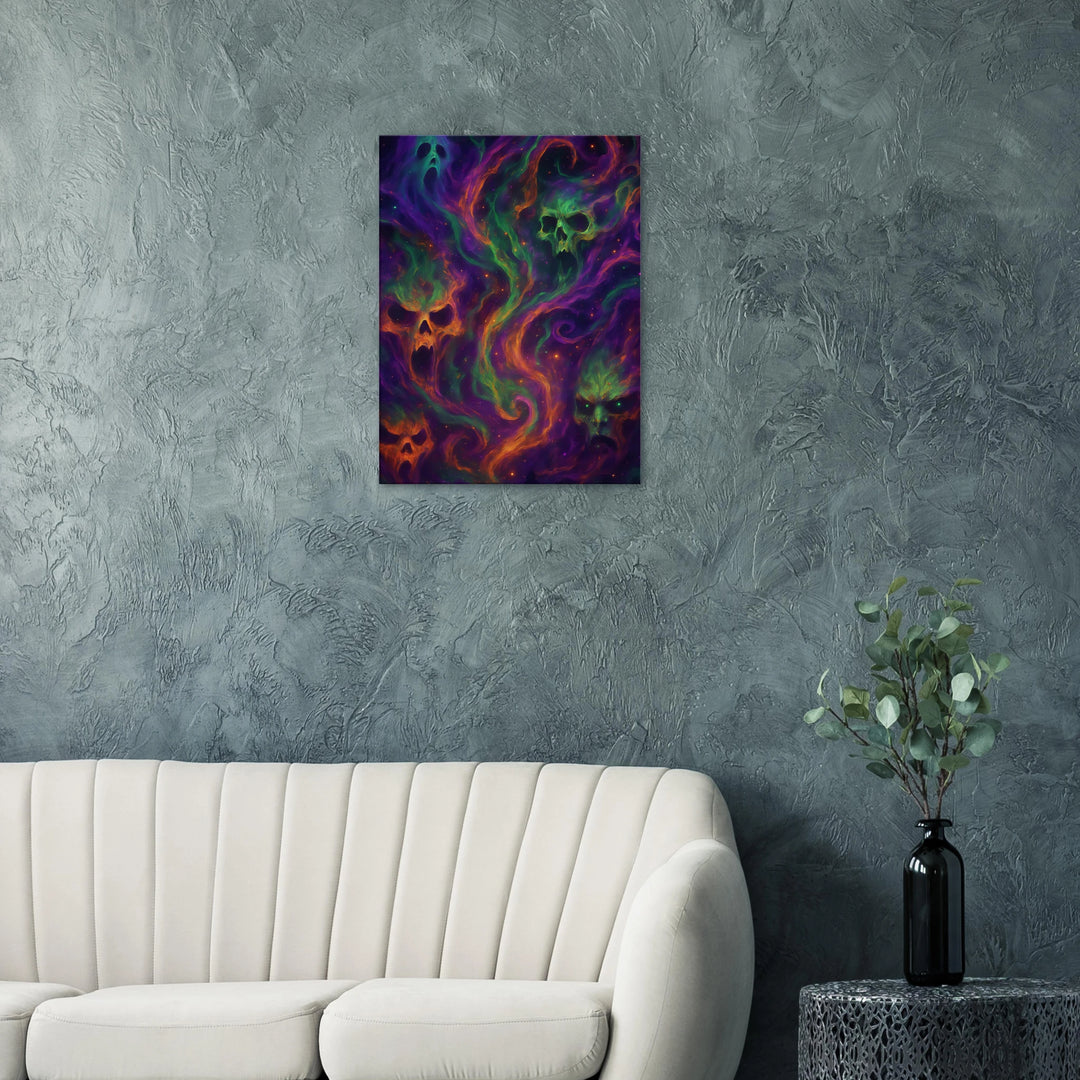 Ghoul Nebula - Halloween - Simpls space print - Print Material