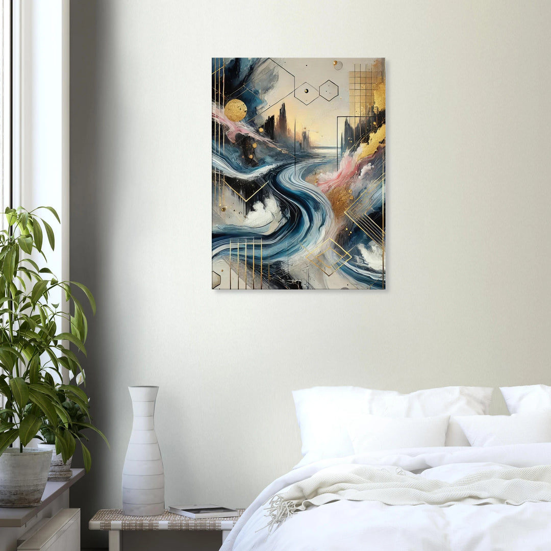 Flow – Wo Bewegung zu Stille wird - Simpls space print-Print Material