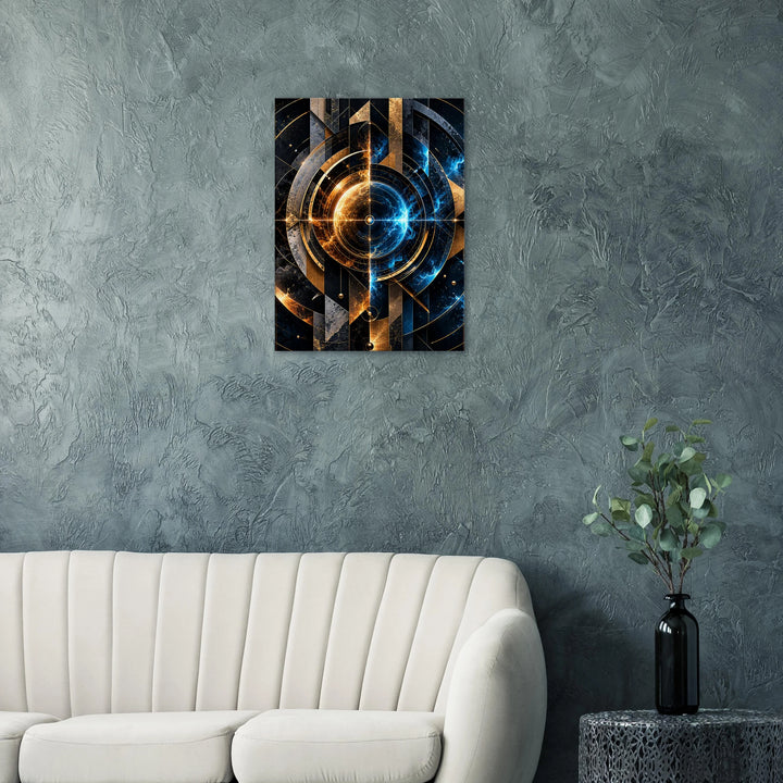 Aehter Komplex – Wo Struktur zu kosmischer Energie wird - Simpls space print-Print Material