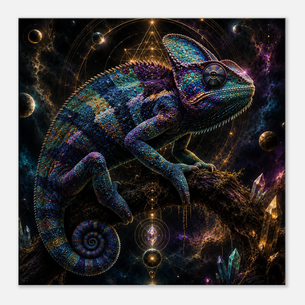 Prism Sovereign – Wo Farbe zur Krone der Wildnis wird - Simpls space print-Print Material