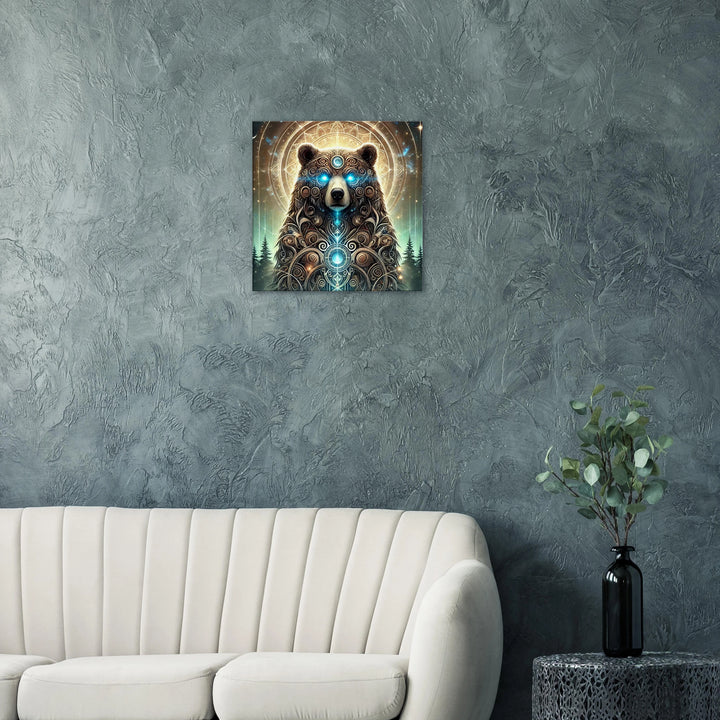 Totem Bär – Wächter der Stille und uralten Kraft - Simpls space print-Print Material