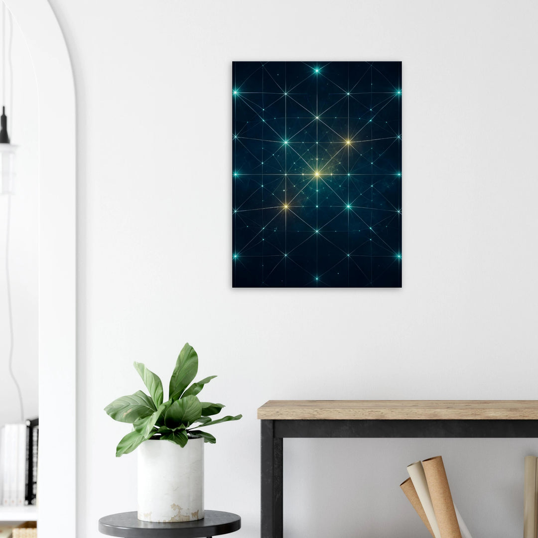 Stellar Lattice - Simpls space print - Print Material
