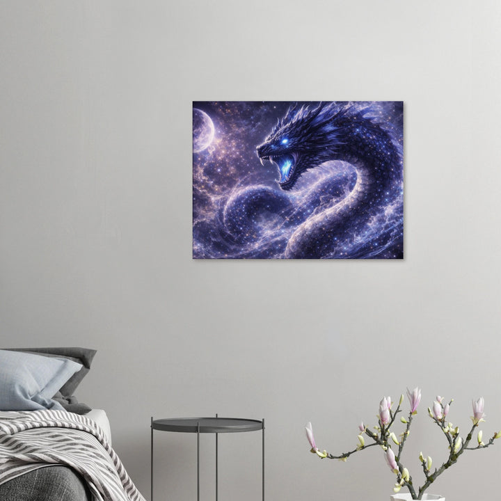 Cosmic Tide Serpent – Der uralte Atem des Universums - Simpls space print - Print Material