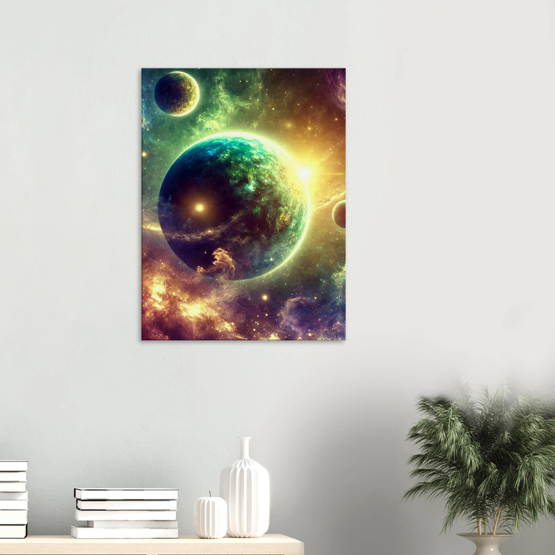 Planeto – Die Farben der Stille im Herz des Kosmos - Simpls space print-Print Material