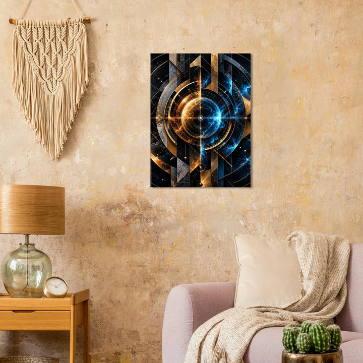 Aehter Komplex – Wo Struktur zu kosmischer Energie wird - Simpls space print - Print Material