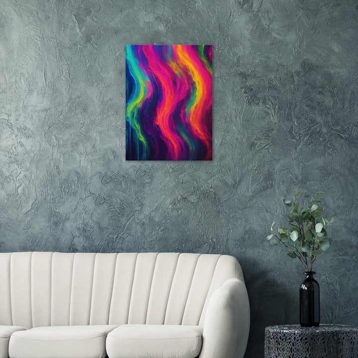 Fluorescent Fall – Der Rausch leuchtender Träume - Simpls space print-Print Material