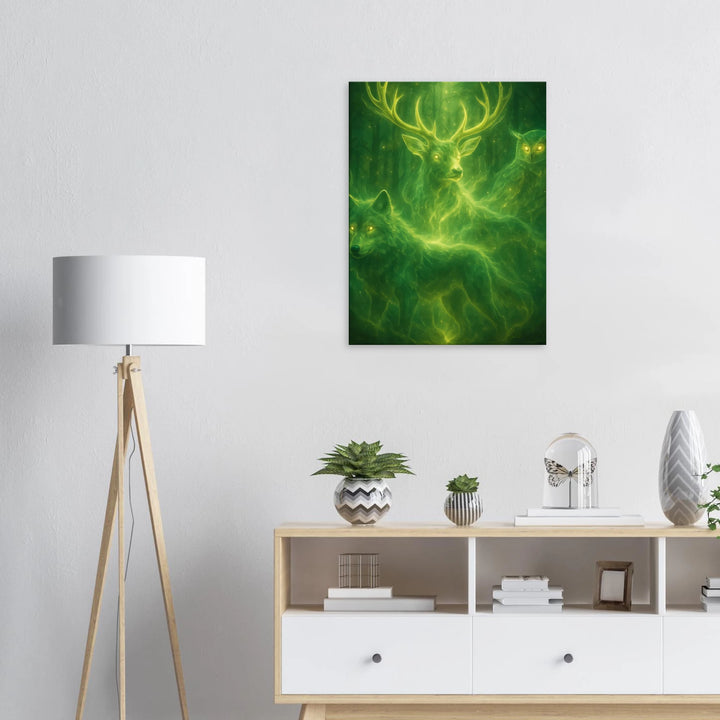 Spirit of the Forest – Die leuchtenden Hüter deiner Seele - Simpls space print-Print Material