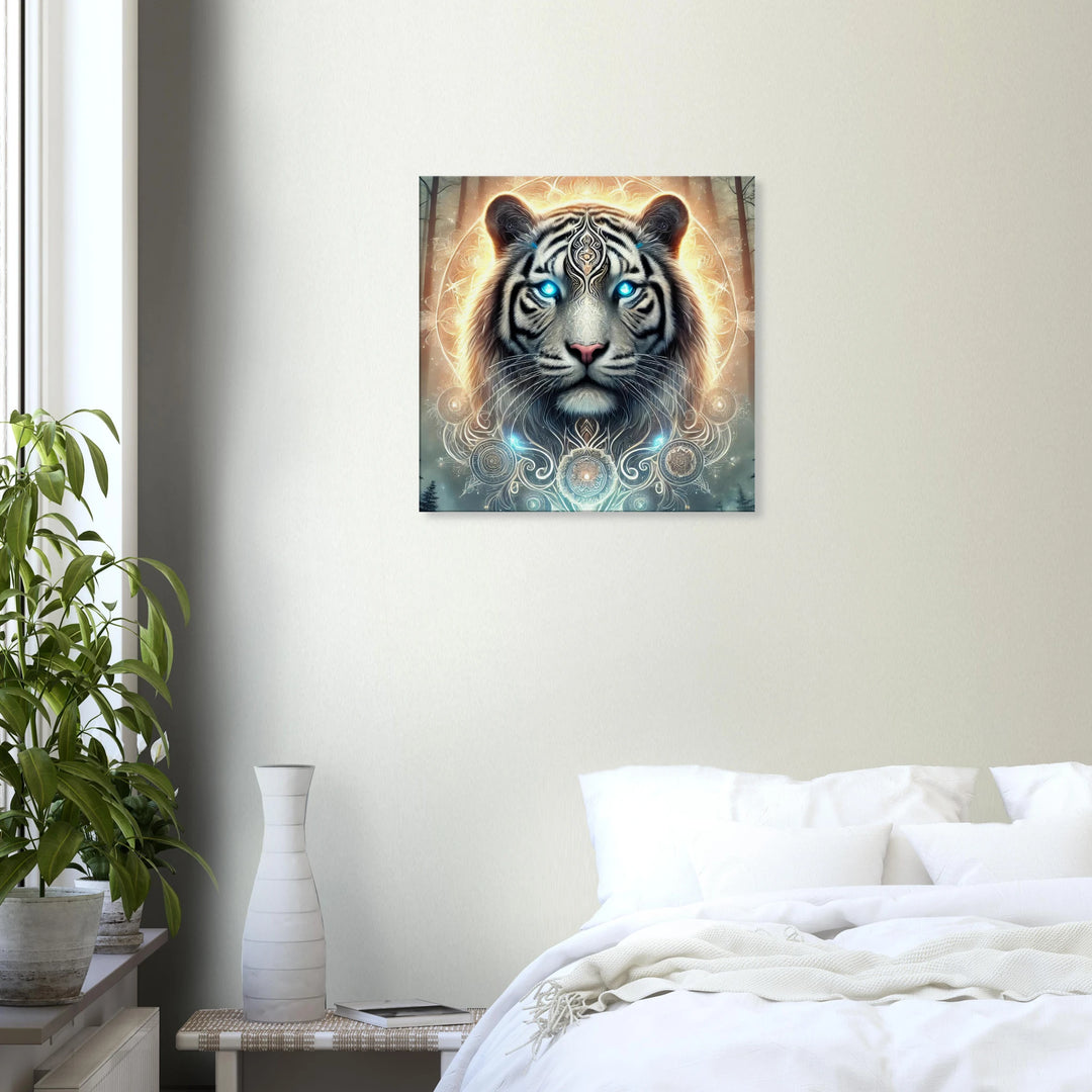 Totem Tiger – Die stille Macht deines inneren Feuers - Simpls space print-Print Material