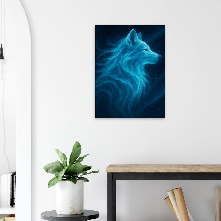 Lunar Howl - Simpls space print - Print Material