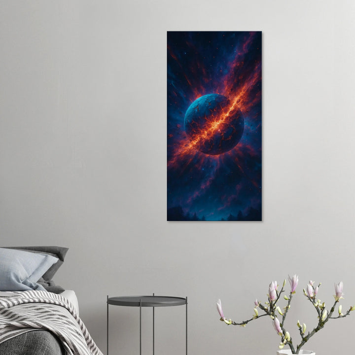 Zero Point - Leinwand - Simpls space print - Print Material