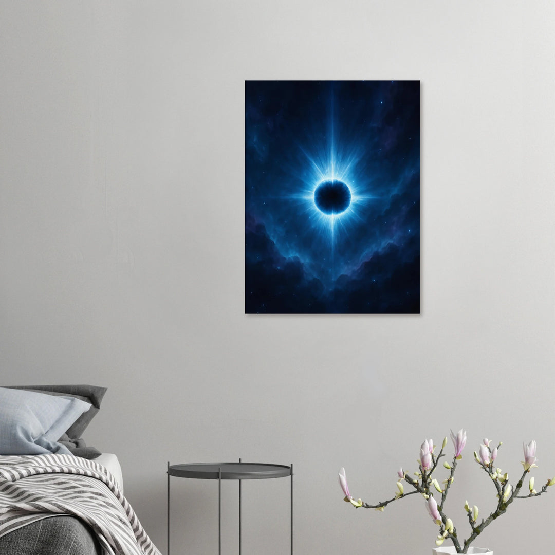 Voidlight Echo – Das Licht, das aus der Stille ruft - Simpls space print-Print Material